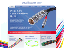 Tablet Screenshot of cableharnessesuk.com